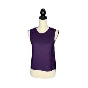 Under Armour Purple Loose Sleeveless Tank Top S